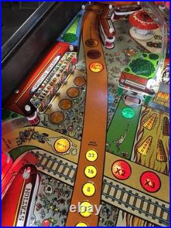 1985 Comet Pinball Machine Professional Techs Full Leds Plays Great