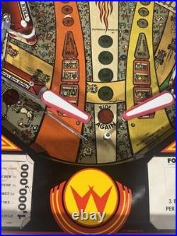 1985 Comet Pinball Machine Professional Techs Full Leds Plays Great