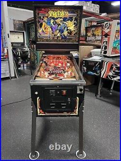 1985 Sorcerer Pinball Machine Leds Plays Great