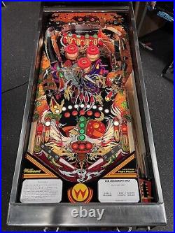 1985 Sorcerer Pinball Machine Leds Plays Great