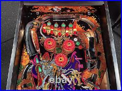 1985 Sorcerer Pinball Machine Leds Plays Great