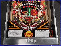 1985 Sorcerer Pinball Machine Leds Plays Great