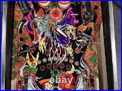 1985 Sorcerer Pinball Machine Leds Plays Great