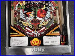 1985 Sorcerer Pinball Machine Leds Plays Great