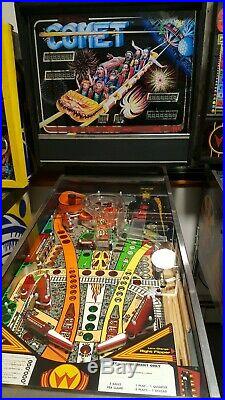 1985 Vintage Williams COMET Pinball Machine Home Use Only Condition