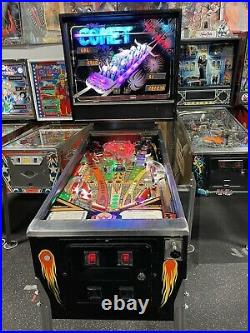 1985 Williams Comet Pinball Machine Classic Leds Plays Great Theme