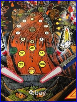 1986 Grand Lizard Pinball Machine Professional Techs Full Leds Plays Great