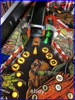 1986 Grand Lizard Pinball Machine Professional Techs Full Leds Plays Great