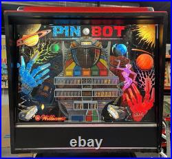 1986 Pinbot Pinball Machine Professional Techs Full Leds Play Great Refurbished