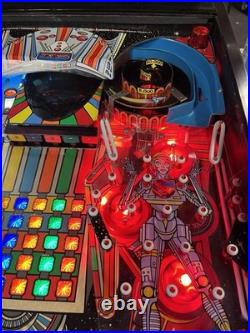 1986 Pinbot Pinball Machine Professional Techs Full Leds Play Great Refurbished