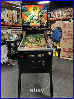 1986 Special Force Pinball Machine Leds Professional Techs Data Military