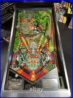 1986 Special Force Pinball Machine Leds Professional Techs Data Military