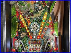 1986 Special Force Pinball Machine Leds Professional Techs Data Military