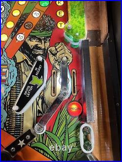 1986 Special Force Pinball Machine Leds Professional Techs Data Military