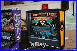 1986 William High Speed Pinball Arcade Machine WORKING