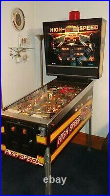 1986 Williams High Speed Pinball Machine