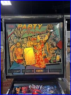 1987 Bally Party Animal Pinball Machine Leds Professional Techs