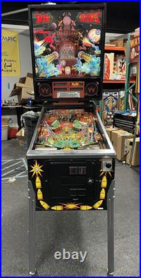 1987 Big Guns Pinball Machine Professional Techs Leds Works Great