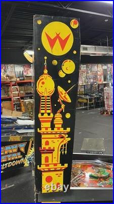 1987 Big Guns Pinball Machine Professional Techs Leds Works Great
