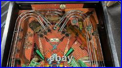 1987 Big Guns Pinball Machine Professional Techs Leds Works Great