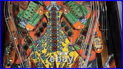 1987 Big Guns Pinball Machine Professional Techs Leds Works Great