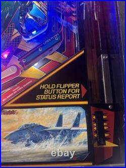1987 F-14 Tomcat Pinball Machine Professional Techs Full Leds Plays Great