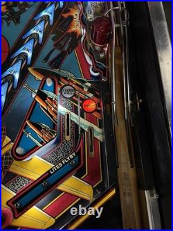1987 F-14 Tomcat Pinball Machine Professional Techs Full Leds Plays Great