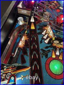 1987 F-14 Tomcat Pinball Machine Professional Techs Full Leds Plays Great