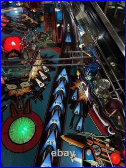 1987 F-14 Tomcat Pinball Machine Professional Techs Full Leds Plays Great
