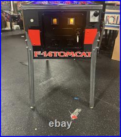 1987 F-14 Tomcat Pinball Machine Professional Techs Full Leds Plays Great