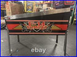 1987 F-14 Tomcat Pinball Machine Professional Techs Full Leds Plays Great