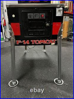 1987 F-14 Tomcat Pinball Machine Professional Techs Full Leds Plays Great 1987 F-14 Tomcat Pinball Machine Professional Techs Full Leds Plays Great