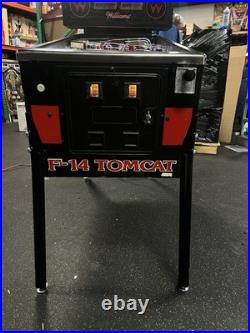 1987 F-14 Tomcat Pinball Machine Professional Techs Full Leds Plays Great