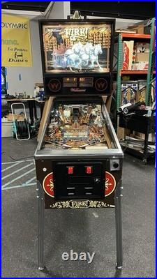 1987 Fire Fire! Pinball Machine Fully Refurbished Plays Great Leds Niceexample