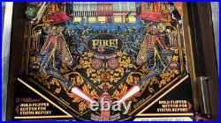 1987 Fire Fire! Pinball Machine Fully Refurbished Plays Great Leds Niceexample