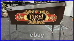 1987 Fire Fire! Pinball Machine Fully Refurbished Plays Great Leds Niceexample