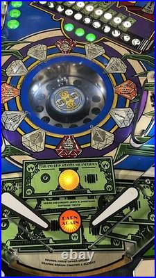 1987 Millionaire Pinball Machine Professional Techs Leds Works Great