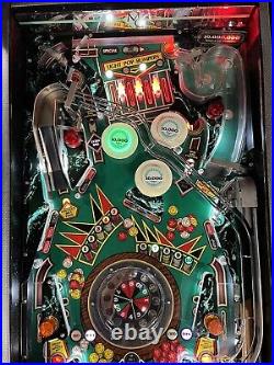1987 Monte Carlo Pinball Machine Leds Professional Techs Gambling Roulette