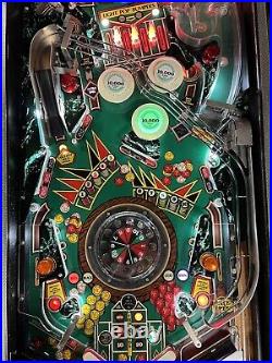 1987 Monte Carlo Pinball Machine Leds Professional Techs Gambling Roulette