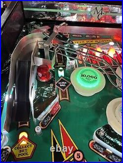 1987 Monte Carlo Pinball Machine Leds Professional Techs Gambling Roulette