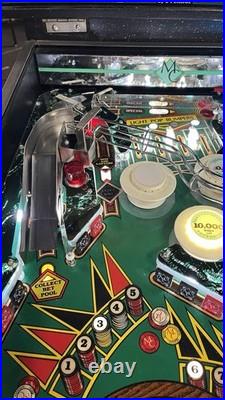 1987 Monte Carlo Pinball Machine Professional Techs Gambling Roulette