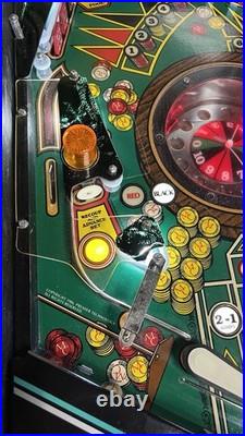 1987 Monte Carlo Pinball Machine Professional Techs Gambling Roulette