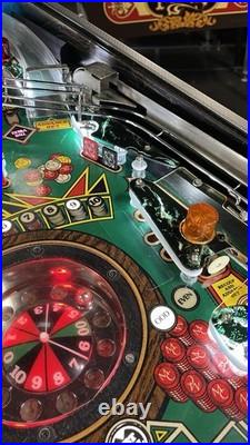 1987 Monte Carlo Pinball Machine Professional Techs Gambling Roulette