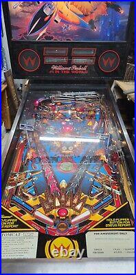 1987 WILLIAMS F-14 TOMCAT PINBALL MACHINE PIN BALL Coin Op