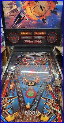 1987 WILLIAMS F-14 TOMCAT PINBALL MACHINE PIN BALL Coin Op