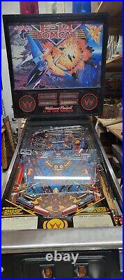 1987 WILLIAMS F-14 TOMCAT PINBALL MACHINE PIN BALL Coin Op