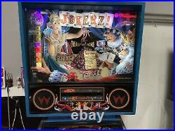 1988 Bally Jokerz! Pinball Machine Leds Professional Techs Cards Poker Jokerz