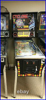 1988 CYCLONE Pinball Machine by Bally Personal Collection