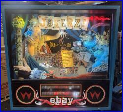 1988 Jokerz Jokerz! Pinball Machine Leds Plays Great 9 Drop Targets Cards