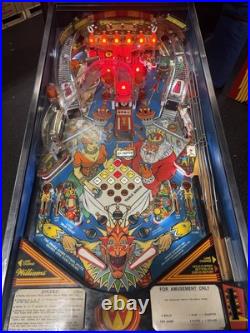 1988 Jokerz Jokerz! Pinball Machine Leds Plays Great 9 Drop Targets Cards